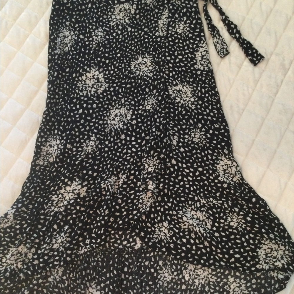 Knox Rose Black and White Patterned Dress